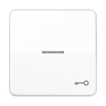 Jung CD590KO5TWW Wippe mit Lichtleiter Symbol Tür Duroplast Serie CD alpinweiß 