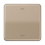 Jung CD590PGB Wippe 1-fach mit Pfeilsymbolen Aluminium eloxiert Serie CD gold-bronze 