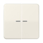 Jung CD595KO5 Wippe 2-fach mit Lichtleiter Duroplast Serie CD cremeweiß 