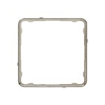Jung CDP81ES Applikations-Rahmen CD PLUS edelstahl (galvanisiert) 