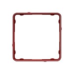 Jung CDP81RTM Applikations-Rahmen CD PLUS rot-metallic 