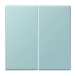 Jung ENOLC995214 EnOcean Funk-Wandsender 4-kanalig Serie LS céruléen clair 