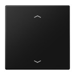 Jung ENOLS990PSWM EnOcean Funk-Wandsender 2-kanalig mit Pfeilsymbolen Serie LS graphitschwarz matt 