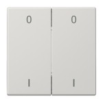 Jung ENOLS995-01LG EnOcean Funk-Wandsender 4-kanalig Symbole 0 I Serie LS lichtgrau 
