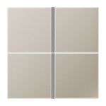 Jung ES2404TSA Tastensatz 4-fach F40 Serie LS Edelstahl 