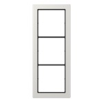 Jung FD983LG Rahmen 3-fach FLAT DESIGN lichtgrau 