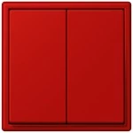 Jung FOHLC995227 Friends of Hue Funk-Wandsender Set 4-kanalig Serie LS rouge vermillon 31 