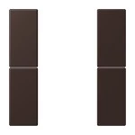 Jung LC502TSA4320J Tastensatz 2-fach F50 Serie LS terre d?ombre brûlée 59 