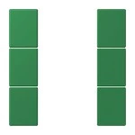 Jung LC503TSA32050 Tastensatz 3-fach F50 Serie LS vert foncé 