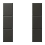 Jung LC503TSA4320R Tastensatz 3-fach F50 Serie LS ombre naturelle 59 