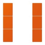 Jung LC503TSA4320S Tastensatz 3-fach F50 Serie LS orange vif 
