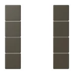Jung LC504TSA32140 Tastensatz 4-fach F50 Serie LS ombre naturelle 31 