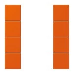 Jung LC504TSA4320S Tastensatz 4-fach F50 Serie LS orange vif 