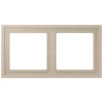 Jung LCZ982BF243 Rahmen 2-fach LS ZERO ombre naturelle claire 