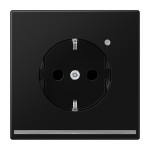 Jung LS1520-OSWMLNW SCHUKO Steckdose 16A 250V mit LED-Orientierungslicht integrierter erhöhter Berührungsschutz SAFETY+ Thermoplast lackiert Serie LS graphitsc 
