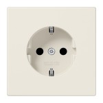 Jung LS1520KI SCHUKO Steckdose 16A 250V integrierter erhöhter Berührungsschutz SAFETY+ Duroplast Serie LS cremeweiß 