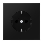 Jung LS1520KISWM SCHUKO Steckdose 16A 250V integrierter erhöhter Berührungsschutz SAFETY+ Serie LS graphitschwarz matt 