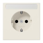 Jung LS1520NA SCHUKO Steckdose 16A 250V mit Schriftfeld Duroplast Serie LS cremeweiß 
