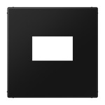 Jung LS1969USBSWM Abdeckung für USB-Ladegerät (gerastet) Serie LS graphitschwarz matt 