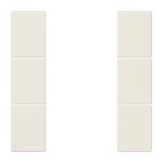 Jung LS503TSA Tastensatz 3-fach F50 Serie LS cremeweiß 