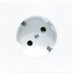 Jung LS520-45WW Schuko-Steckdose 45° 16A 250V Duroplast Serie LS alpinweiß 