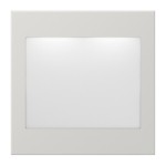 Jung LS539LGLEDWB LED-Lichtsignal cremeweiß und blau Serie LS lichtgrau (lackiertes Aluminium) 