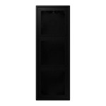 Jung LS583ASWM Aufputz-Kappe 3-fach Serie LS graphitschwarz matt 