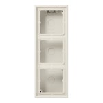 Jung LS583AW Aufputz-Kappe 3-fach Serie LS cremeweiß 