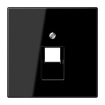 Jung LS969-1UASW Abdeckung für IAE/UAE-Anschlussdosen 1x8-polig Thermoplast Serie LS schwarz 