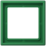 Jung LS981GN Rahmen 1-fach senkrechte und waagerechte Montage Duroplast LS 990 grün (für SV) 