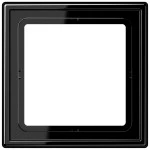 Jung LS981SW Rahmen 1-fach senkrechte und waagerechte Montage Duroplast LS 990 schwarz 