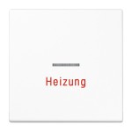 Jung LS990HWW Wippe 1-fach mit Lichtleiter Heizung Duroplast Serie LS alpinweiß 