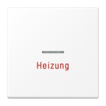 Jung LS990HWWM Wippe 1-fach mit Lichtleiter Heizung Serie LS schneeweiß matt 