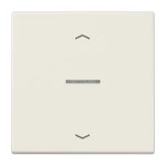 Jung LS990KO5P Wippe 1-fach mit Lichtleiter mit Pfeilsymbolen Duroplast Serie LS cremeweiß 