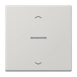 Jung LS990KO5PLG Wippe 1-fach mit Lichtleiter mit Pfeilsymbolen Duroplast Serie LS lichtgrau 