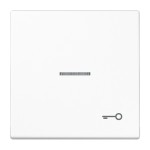 Jung LS990KO5TWW Wippe mit Lichtleiter Symbol Tür Duroplast Serie LS alpinweiß 