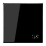 Jung LS990LSW Wippe 1-fach Symbol Licht Duroplast Serie LS schwarz 