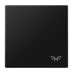 Jung LS990LSWM Wippe 1-fach Symbol Licht Serie LS graphitschwarz matt 