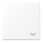 Jung LS990LWWM Wippe 1-fach Symbol Licht Serie LS schneeweiß matt 