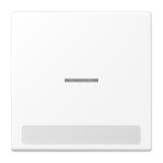 Jung LS990NAKO5WWM Wippe 1-fach mit Lichtleiter mit Schriftfeld Serie LS schneeweiß matt 