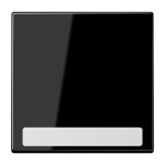 Jung LS990NASW Wippe 1-fach mit Schriftfeld Duroplast Serie LS schwarz 
