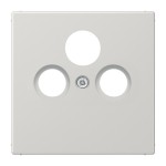 Jung LS990SATLG Abdeckung für Universal-Sat/BK-Dosen Thermoplast Serie LS lichtgrau 