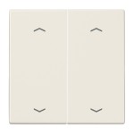 Jung LS995MP Wippe 2-fach mit 4 Pfeilsymbolen Duroplast Serie LS cremeweiß 