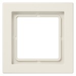 Jung LSD981W Rahmen 1-fach senkrechte und waagerechte Montage Duroplast LS-DESIGN cremeweiß 