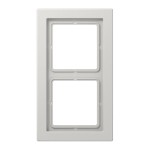 Jung LSD982LG Rahmen 2-fach senkrechte und waagerechte Montage Duroplast LS-DESIGN lichtgrau 