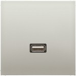 Jung MAES1122 Multimedia-Anschlusssystem USB 2.0 Serie LS Edelstahl 