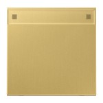 Jung ME2990NAC Wippe 1-fach mit Schriftfeld Messing Serie LS Messing classic 