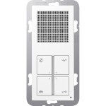 Jung SI4ADWW Audio-Innenstation Design Standard Serie AS/A alpinweiß 