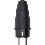 Merten 122151 Gummi-Schuko-Stecker schwarz 