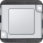 Merten 392360 Blindabdeckung mattsilber PANZER 